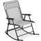 Best Choice Products Folding Outdoor Zero Gravity Rocking Lounge Chair w/ Headrest Pillow